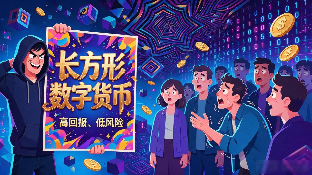 长方形数字货币是骗局吗_长方形数字货币_如何识别虚假数字货币概念